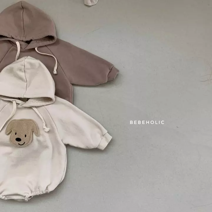 Bebe Holic - Korean Baby Fashion - #babylifestyle - Puppy Hoody Bodysuit - 5