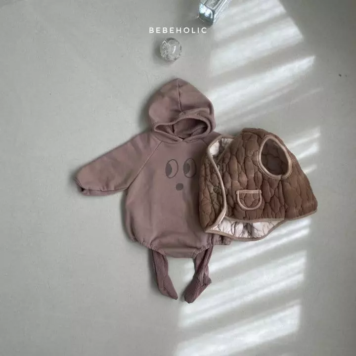 Bebe Holic - Korean Baby Fashion - #babygirlfashion - Circle Hoody Bodysuit - 4