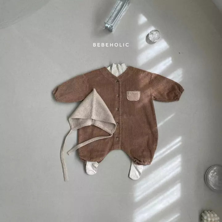 Bebe Holic - Korean Baby Fashion - #babylifestyle - Pocket Rib Bodysuit - 5
