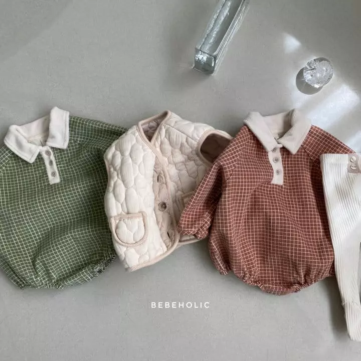 Bebe Holic - Korean Baby Fashion - #babylifestyle - Garden Collar Bodysuit - 3