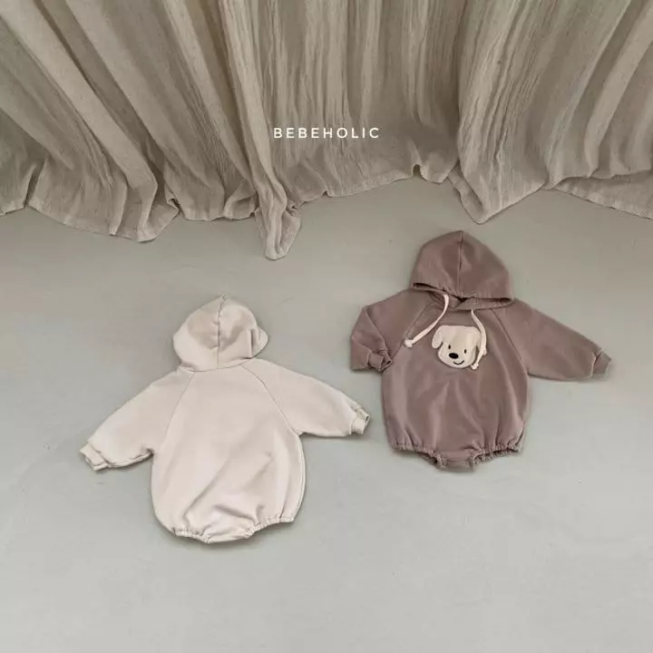 Bebe Holic - Korean Baby Fashion - #babyoninstagram - Puppy Hoody Bodysuit - 6