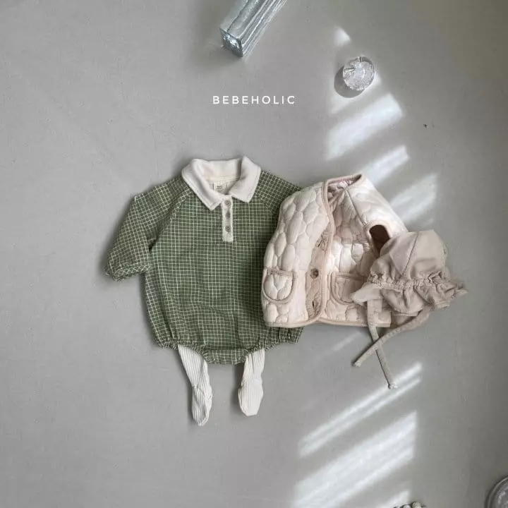 Bebe Holic - Korean Baby Fashion - #babylifestyle - Garden Collar Bodysuit - 4