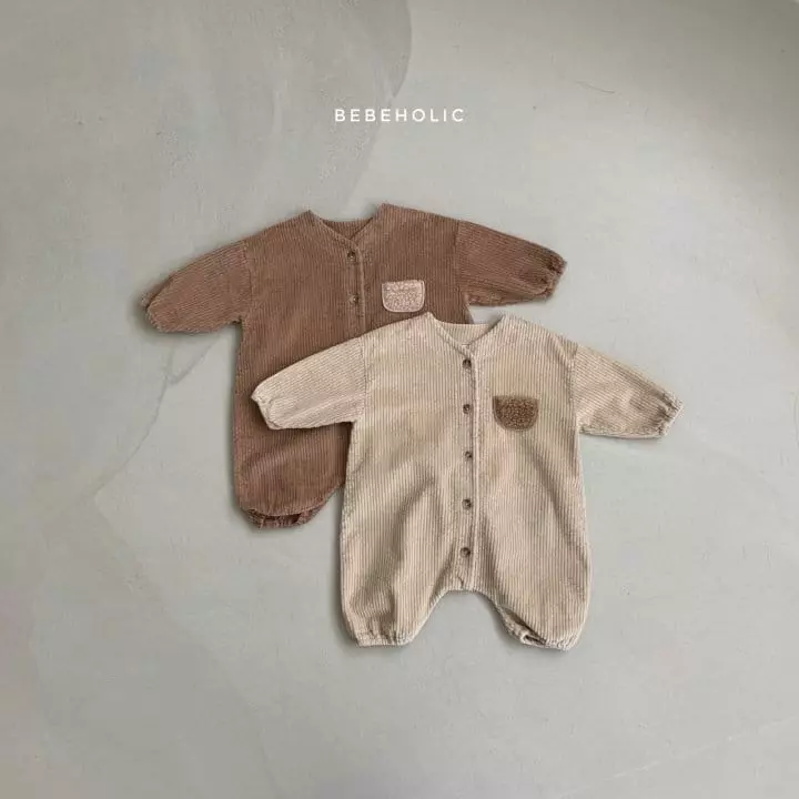 Bebe Holic - Korean Baby Fashion - #babyootd - Pocket Rib Bodysuit - 7