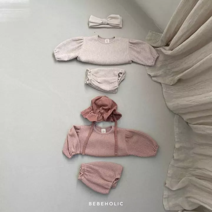 Bebe Holic - Korean Baby Fashion - #babyoutfit - Balloon Set - 3
