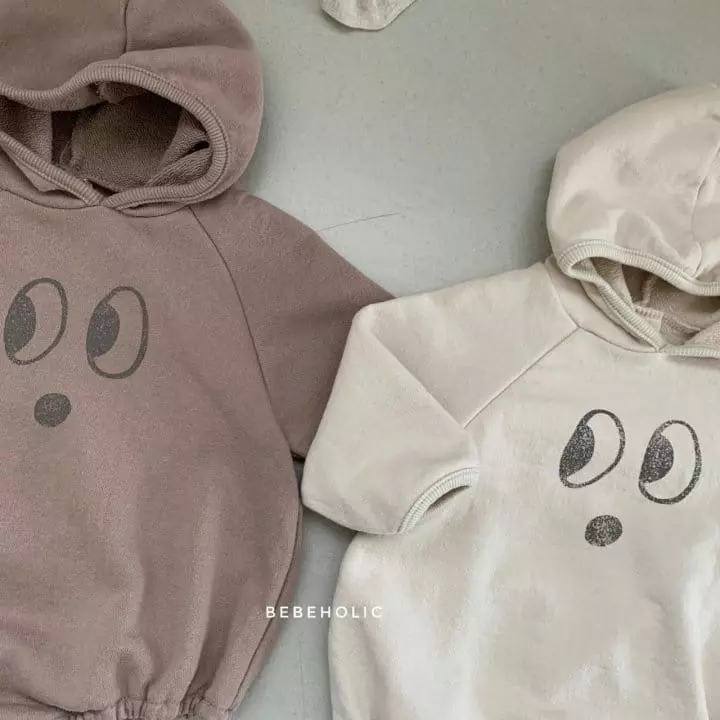 Bebe Holic - Korean Baby Fashion - #babyoutfit - Circle Hoody Bodysuit - 8