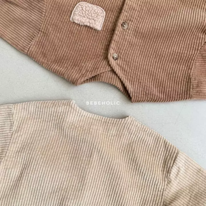 Bebe Holic - Korean Baby Fashion - #babyoutfit - Pocket Rib Bodysuit - 9