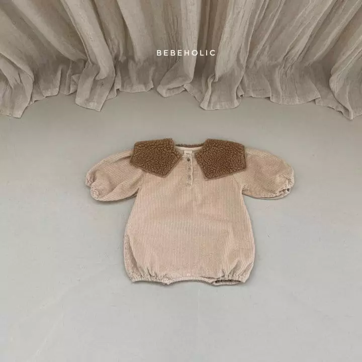 Bebe Holic - Korean Baby Fashion - #babyoutfit - Bbogle Collar Bodysuit - 7