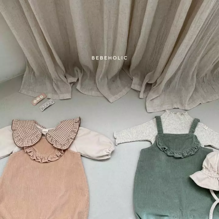 Bebe Holic - Korean Baby Fashion - #babywear - Rib Frill Bodysuit