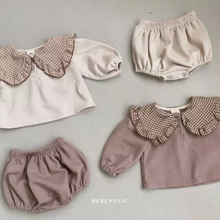 Bebe Holic - Korean Baby Fashion - #babywear - Mimi Collar Set - 5