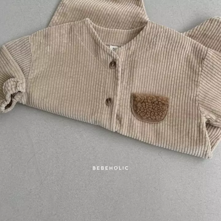 Bebe Holic - Korean Baby Fashion - #onlinebabyshop - Pocket Rib Bodysuit - 12
