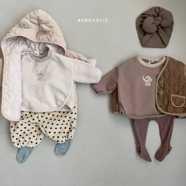 Bebe Holic - Korean Baby Fashion - #smilingbaby - Elephant Tee