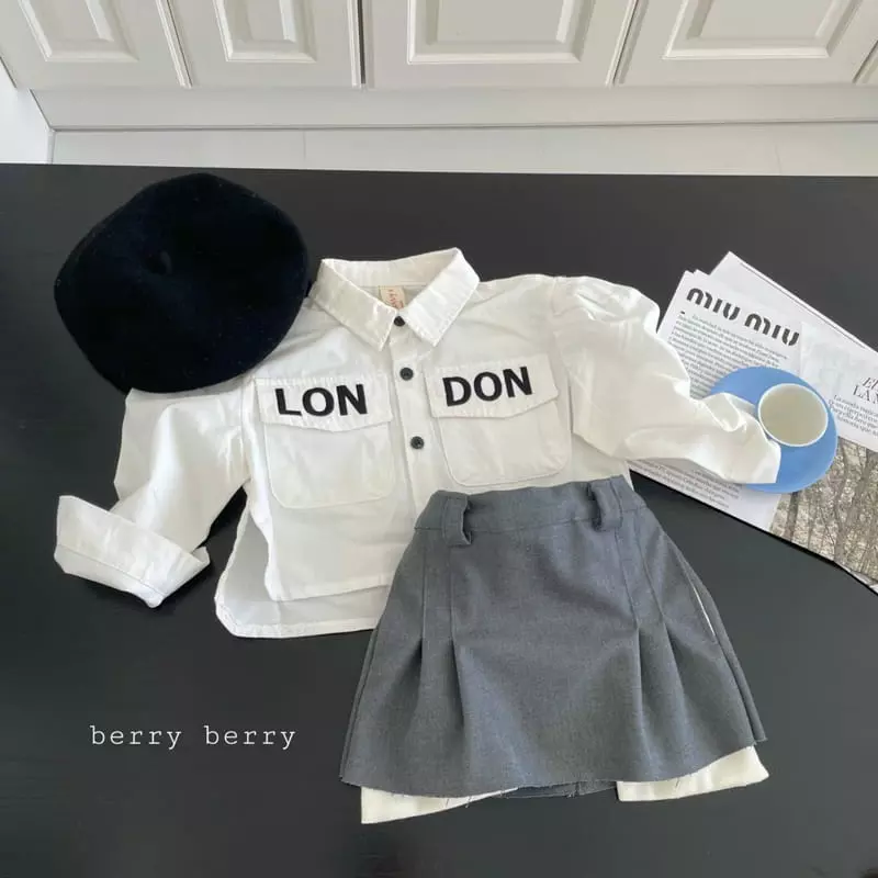 Berry Berry - Korean Children Fashion - #prettylittlegirls - London Shirt