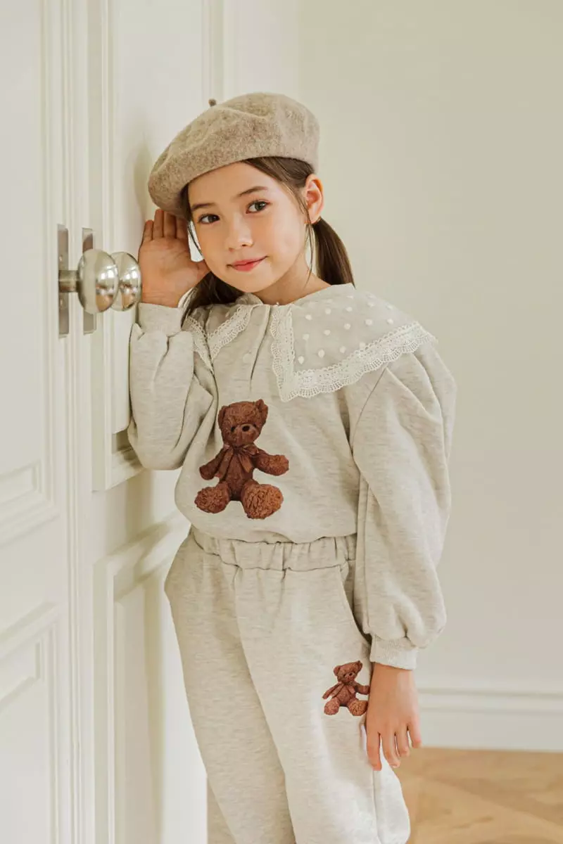 Berry Berry - Korean Children Fashion - #todddlerfashion - Bear Gomi Set - 8
