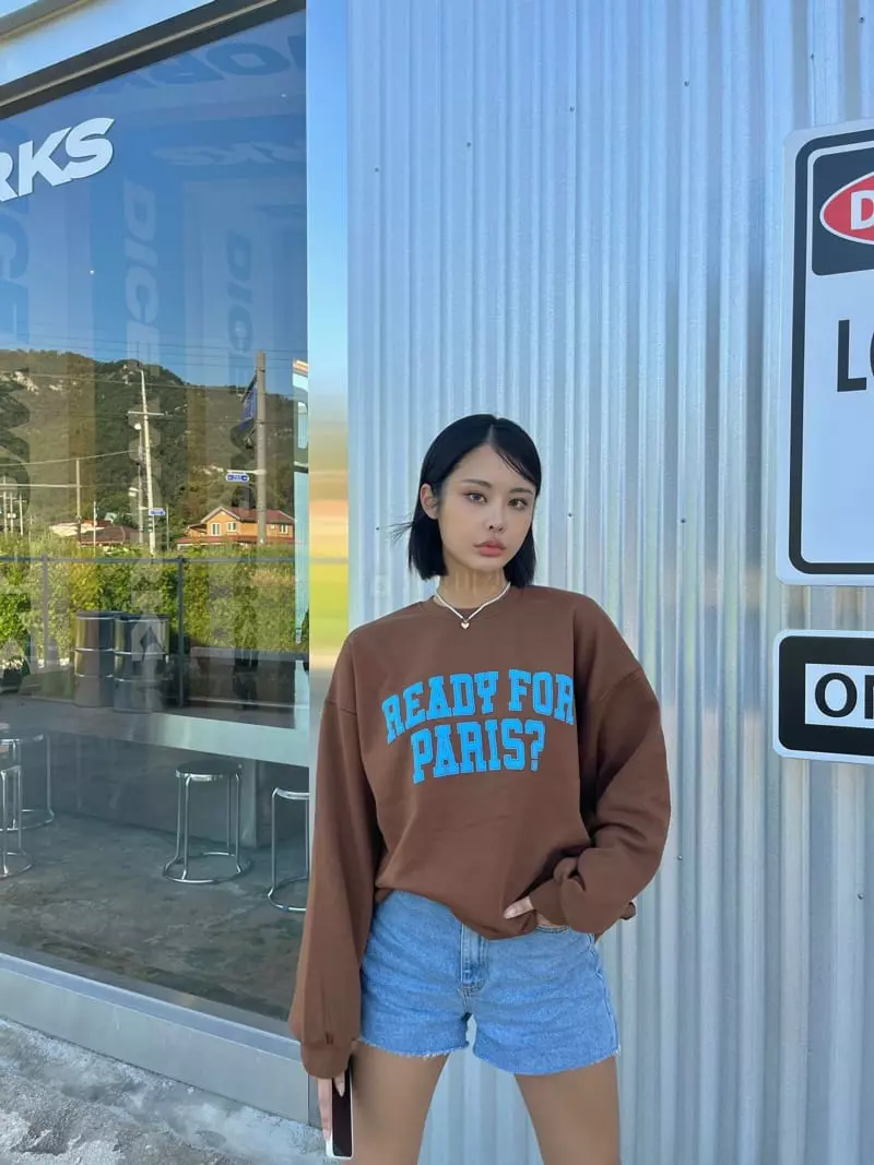 Betone - Korean Women Fashion - #momslook - New York Sweatshirt - 11