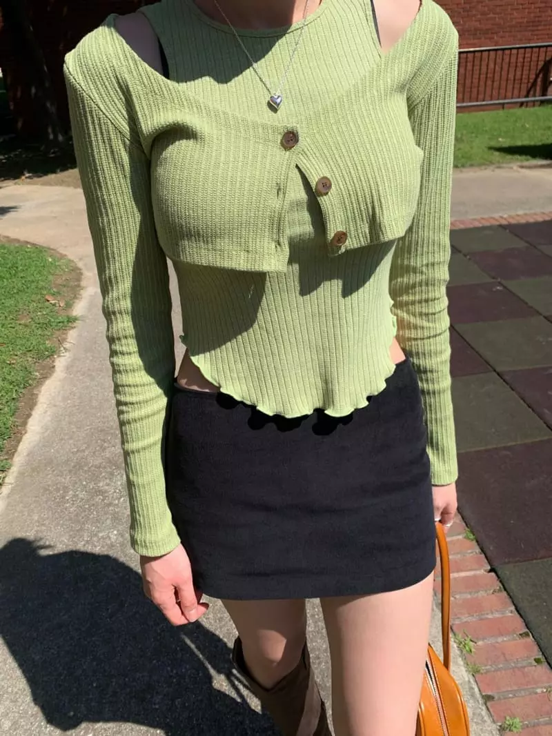 Betone - Korean Women Fashion - #momslook - Low Skirt pants - 3