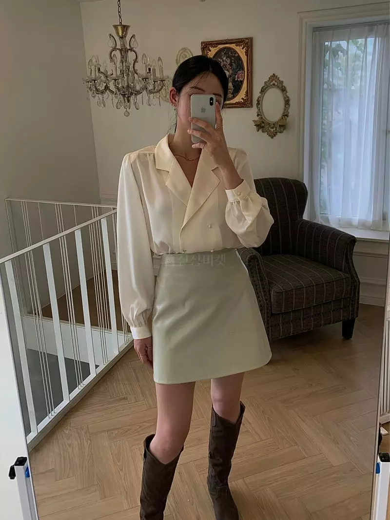 Betone - Korean Women Fashion - #momslook - Crocodile Skirt - 12