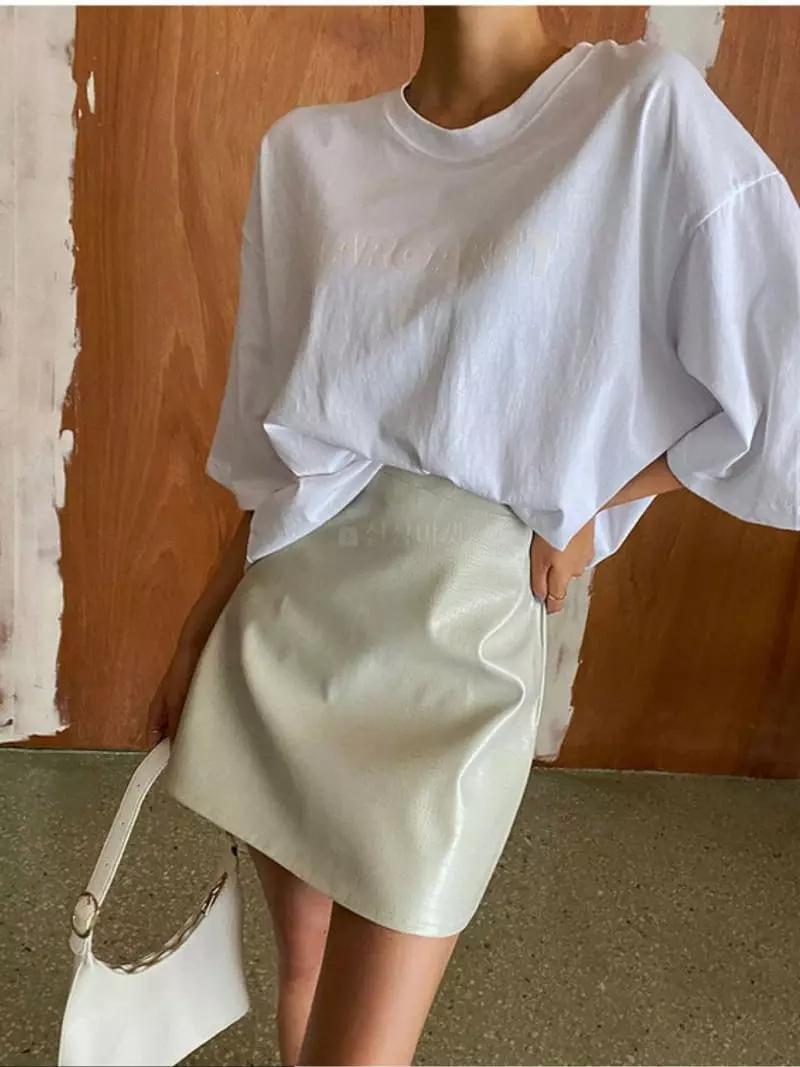 Betone - Korean Women Fashion - #thelittlethings - Crocodile Skirt - 4