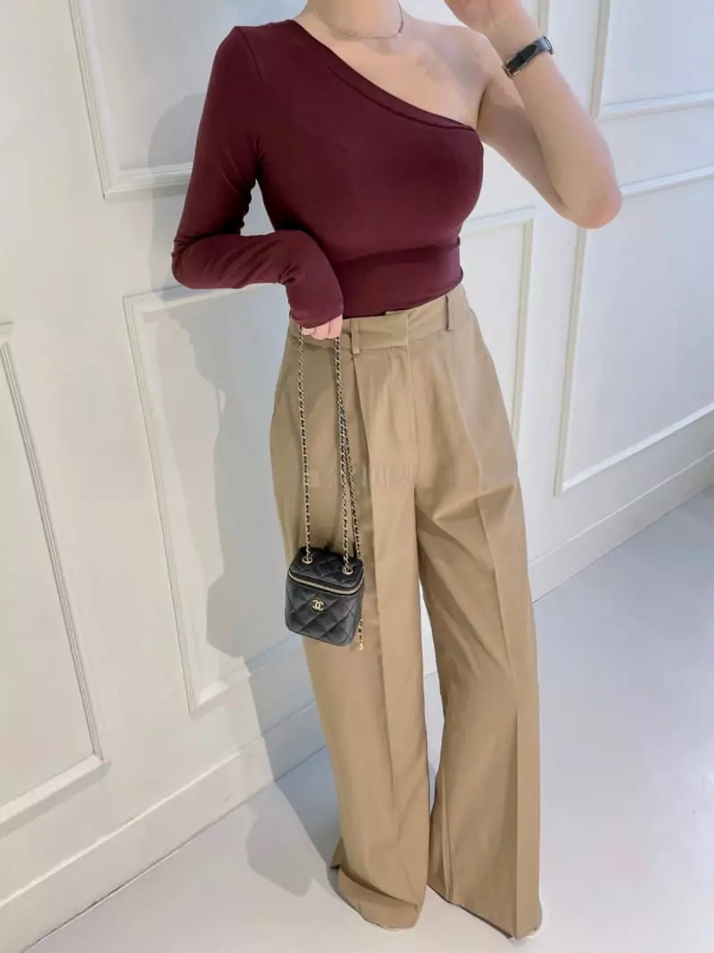 Betone - Korean Women Fashion - #momslook - Unbal Tee - 2