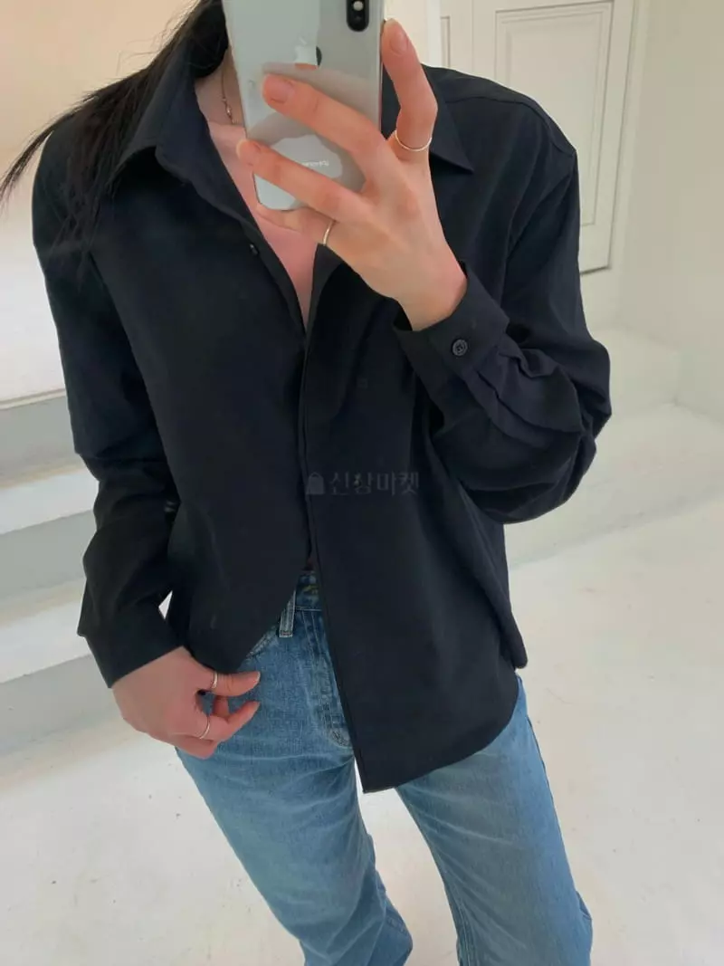 Betone - Korean Women Fashion - #momslook - Washing Shirt - 2