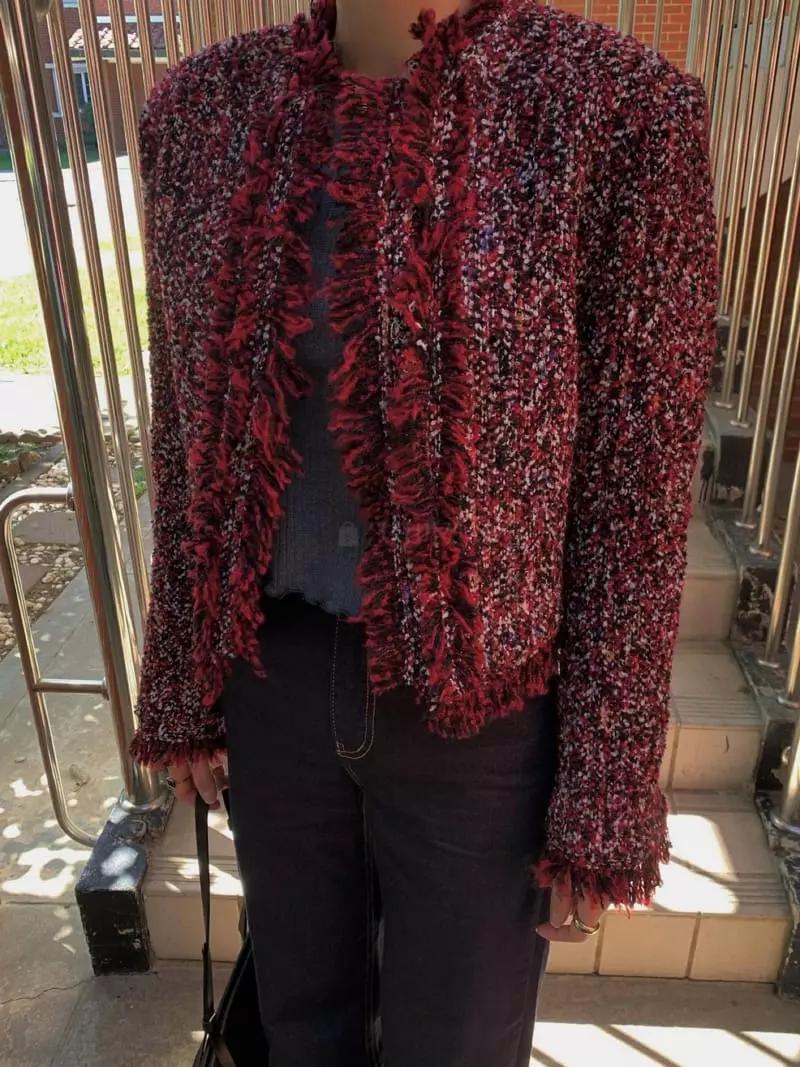 Betone - Korean Women Fashion - #momslook - Twid Jacket - 2