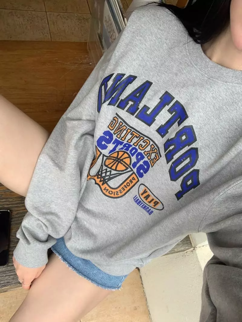 Betone - Korean Women Fashion - #momslook - Portland Sweatshirt - 3
