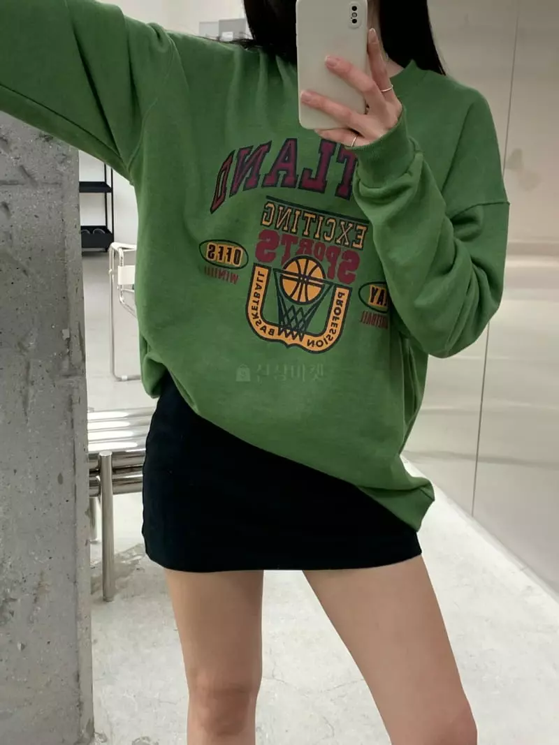 Betone - Korean Women Fashion - #momslook - Portland Sweatshirt - 8