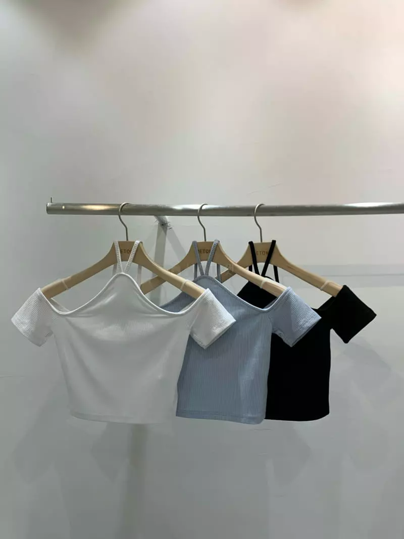 Betone - Korean Women Fashion - #vintagekidsstyle - Blare Tee - 4