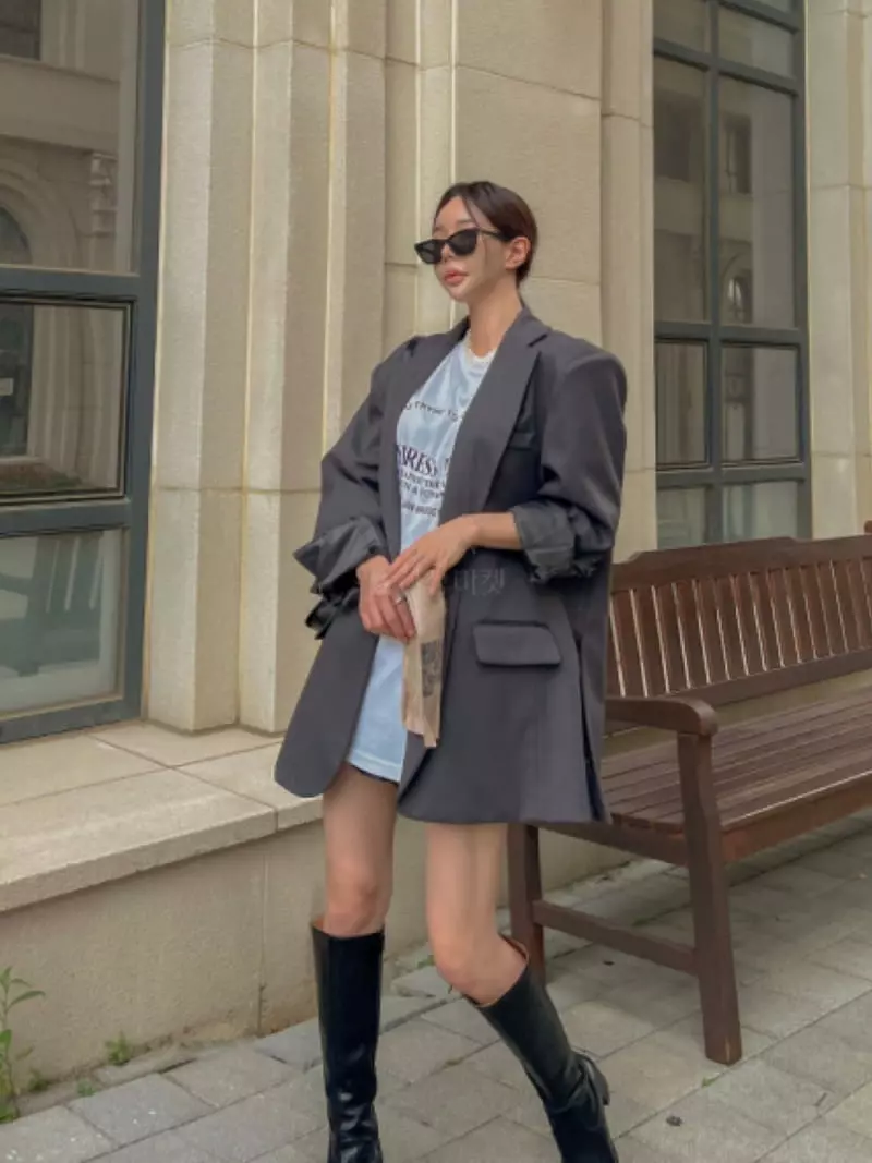 Betone - Korean Women Fashion - #restrostyle - Boy Jacket - 7