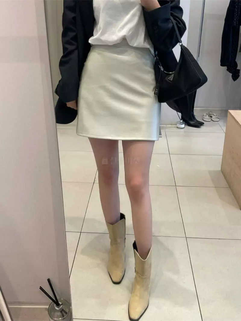 Betone - Korean Women Fashion - #shopsmall - Crocodile Skirt