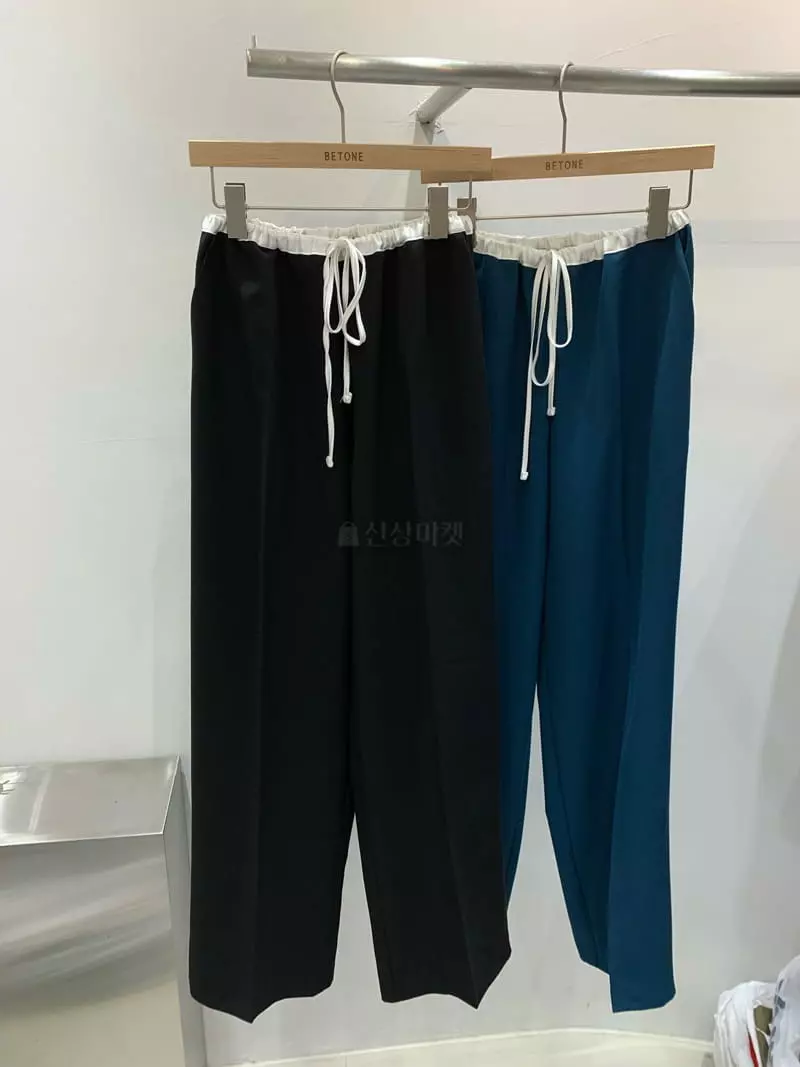 Betone - Korean Women Fashion - #thatsdarling - Color Band Pants - 11