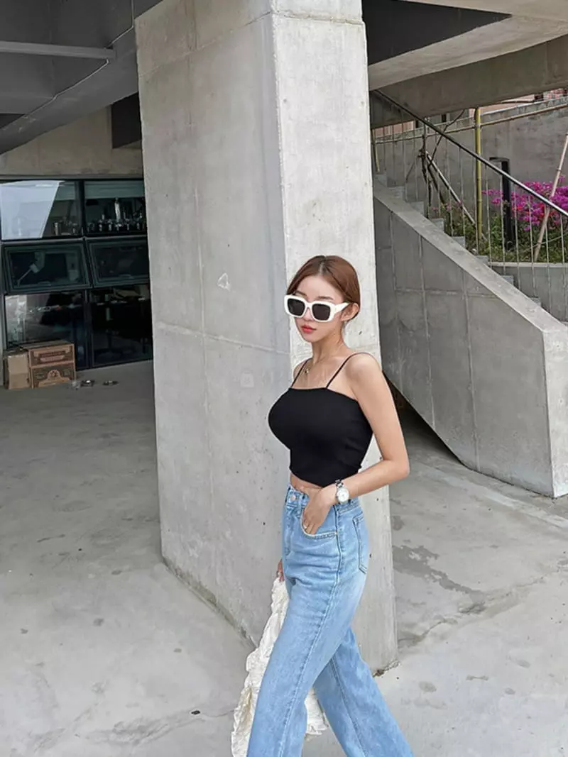 Betone - Korean Women Fashion - #womensfashion - Cube Cap Sleeveless - 7