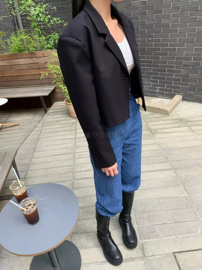 Betone - Korean Women Fashion - #womensfashion - Crop Jacket - 8