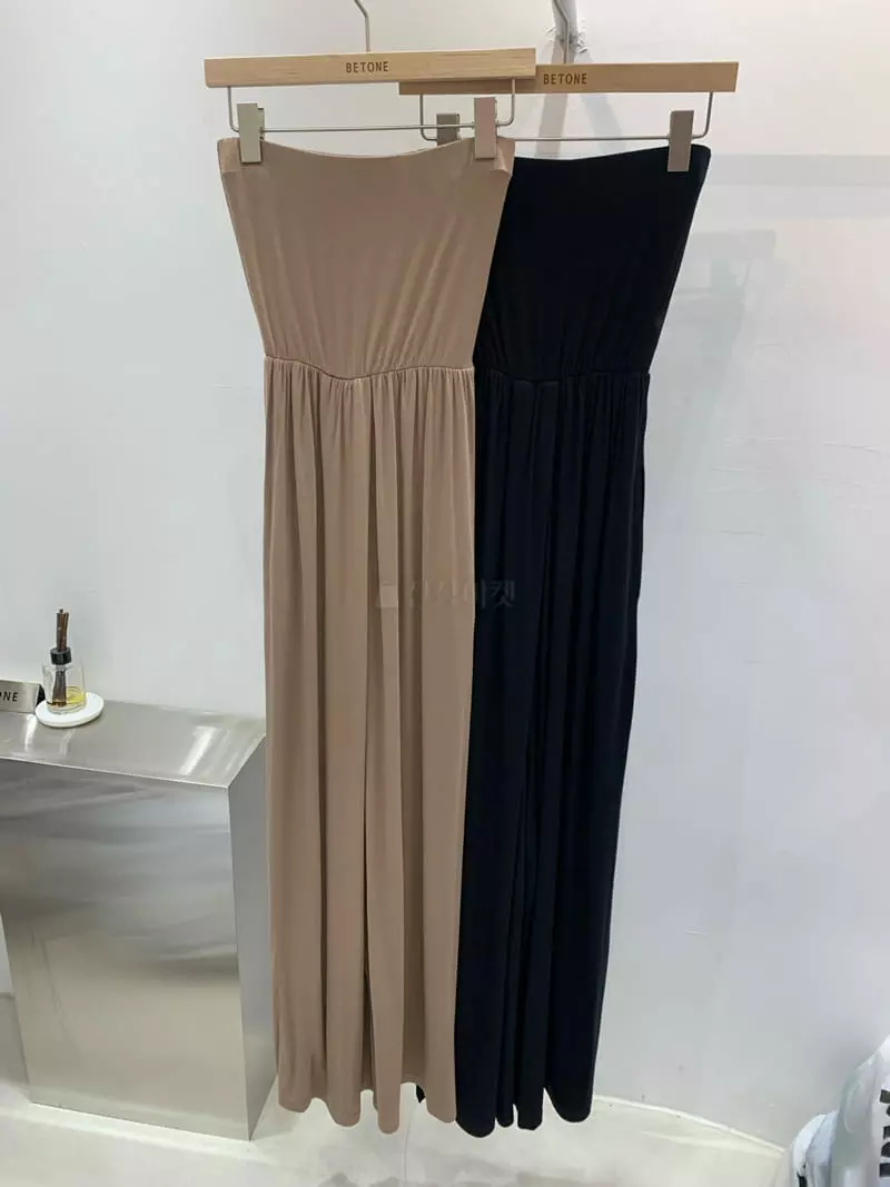 Betone - Korean Women Fashion - #momslook - Cube Top Jumpsuit - 4