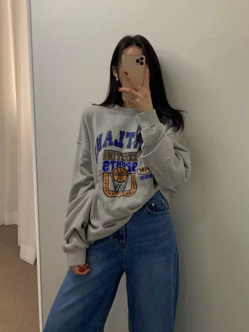 Betone - Korean Women Fashion - #womensfashion - Portland Sweatshirt - 10