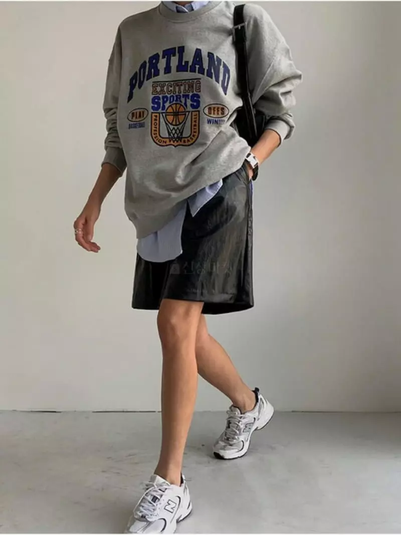 Betone - Korean Women Fashion - #womensfashion - Portland Sweatshirt - 6