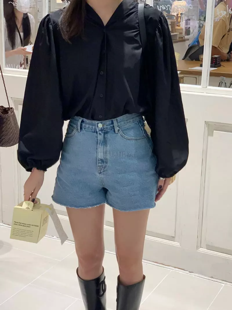 Betone - Korean Women Fashion - #womensfashion - Fold Shorts - 3