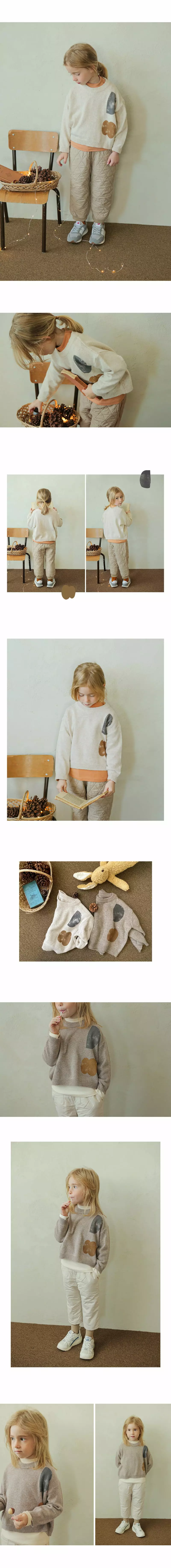 Bien a Bien - Korean Children Fashion - #prettylittlegirls - Shybit Knit Pullover - 2