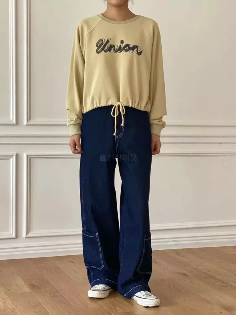 Binus - Korean Women Fashion - #momslook - Union Sweatshirt - 11