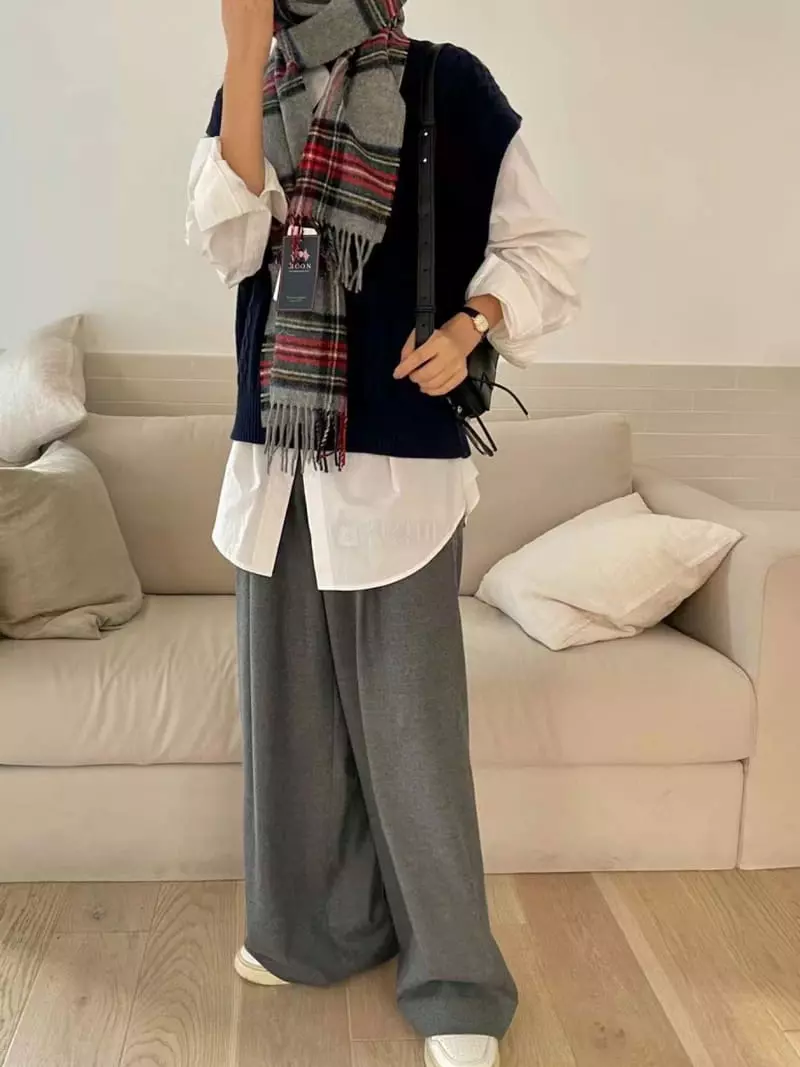 Binus - Korean Women Fashion - #momslook - Muffler - 2