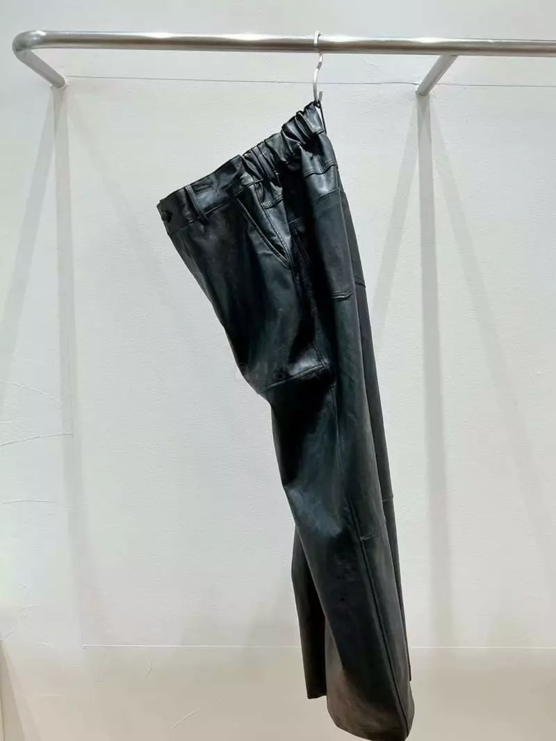 Binus - Korean Women Fashion - #momslook - Eco Leather Pants - 11
