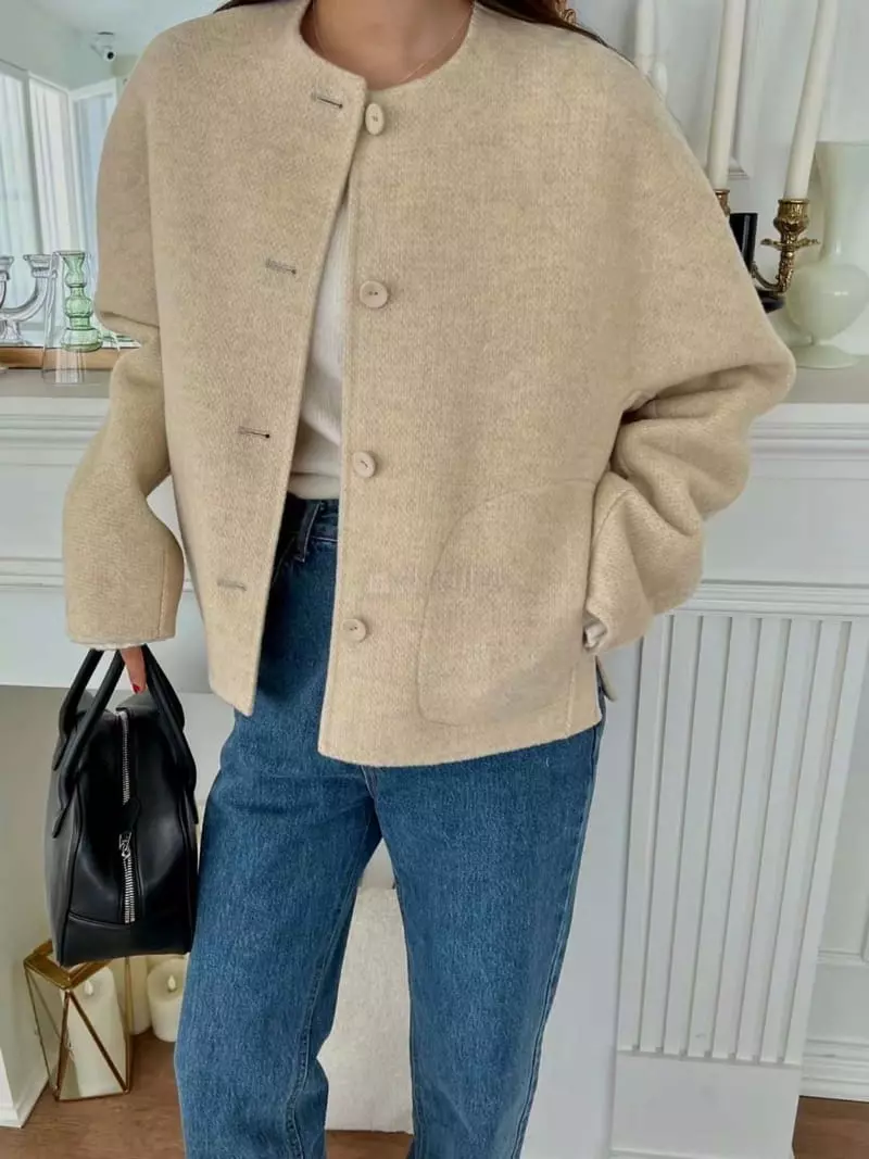 Binus - Korean Women Fashion - #momslook - Urban Hand Jacket - 12