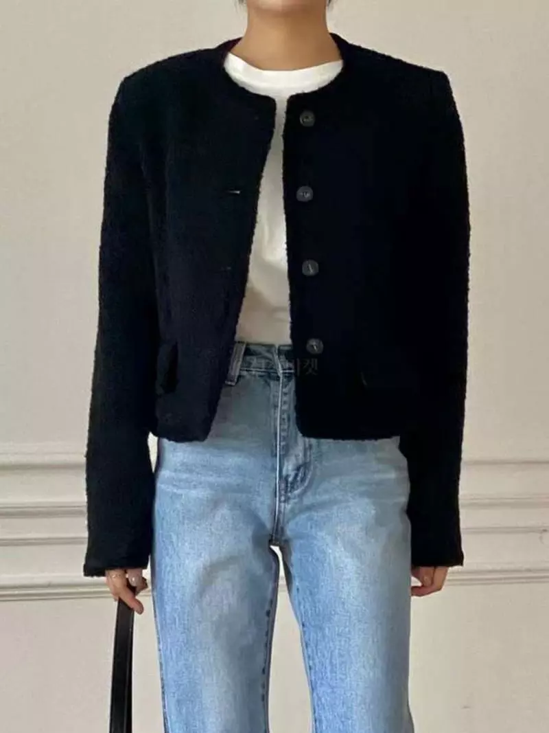 Binus - Korean Women Fashion - #momslook - Shelly Twid Jacket