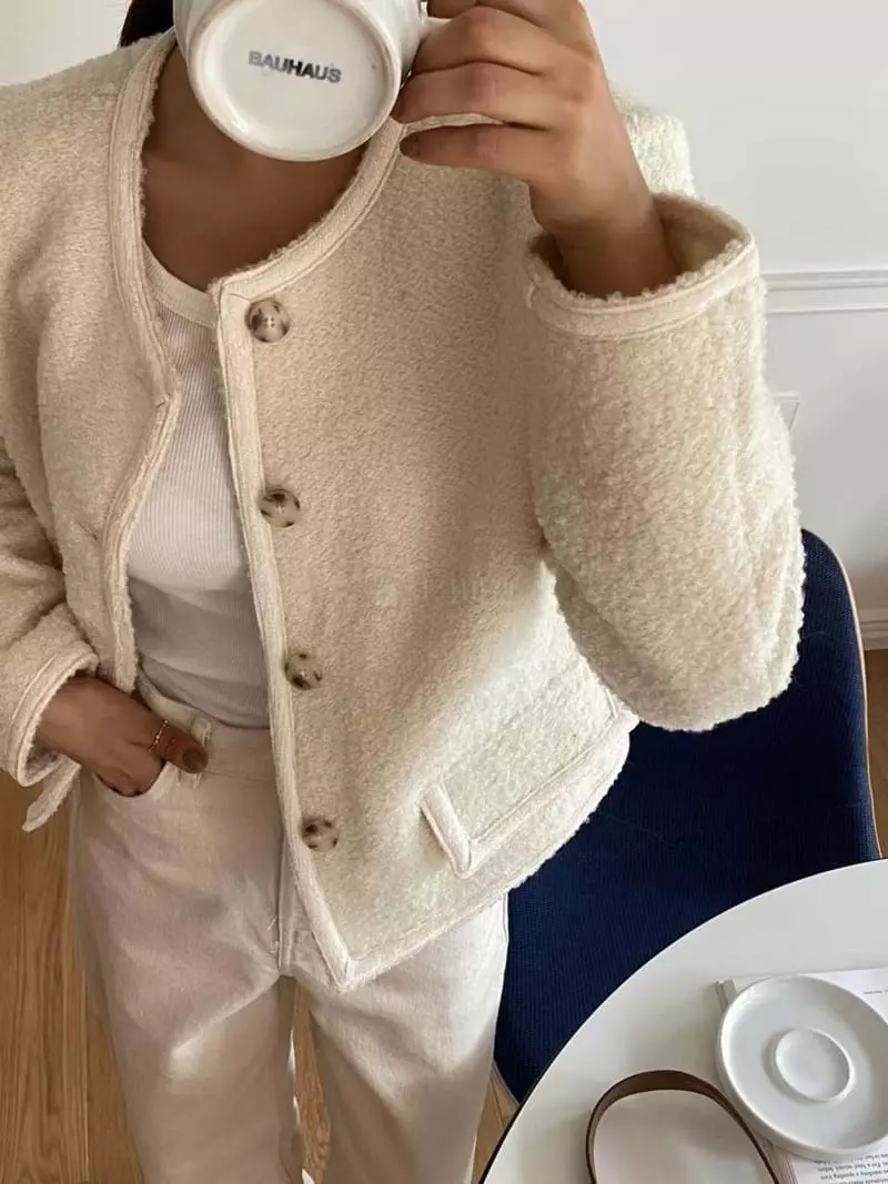 Binus - Korean Women Fashion - #momslook - Shelly Twid Jacket - 11