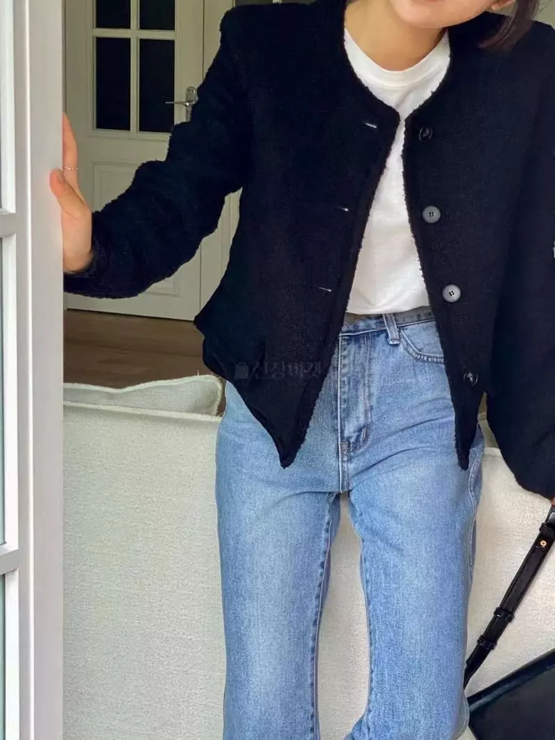 Binus - Korean Women Fashion - #momslook - Shelly Twid Jacket - 5