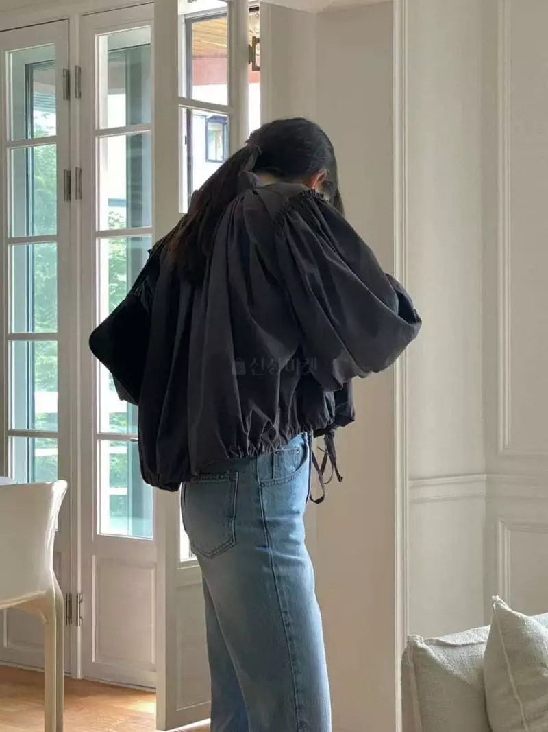 Binus - Korean Women Fashion - #momslook - Shirring Blouse