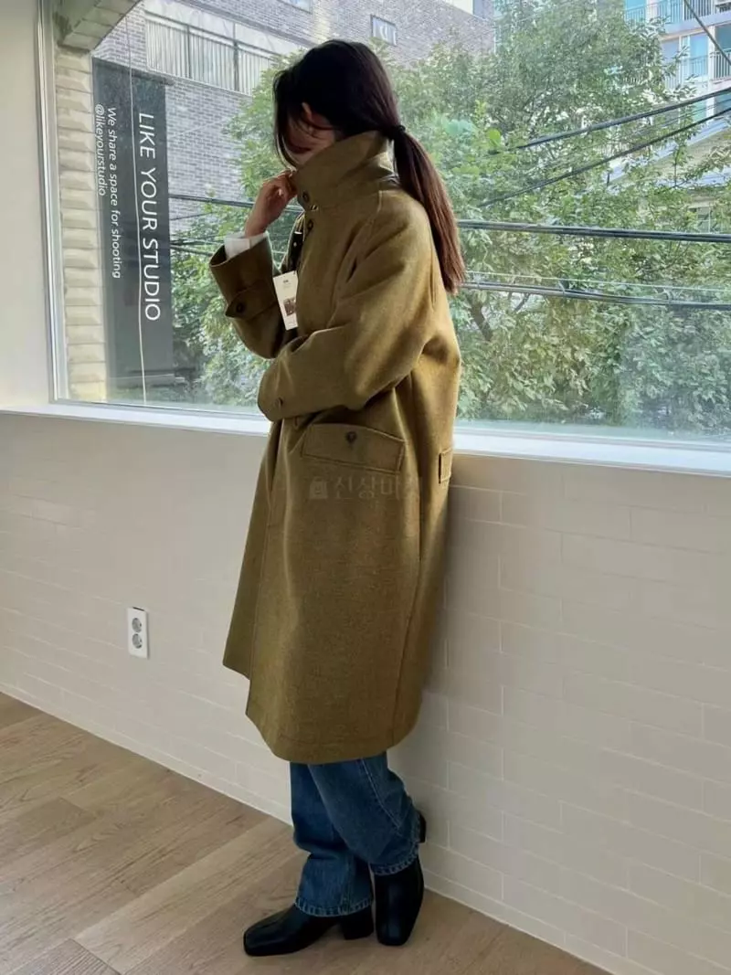 Binus - Korean Women Fashion - #momslook - Loe Moon Coat