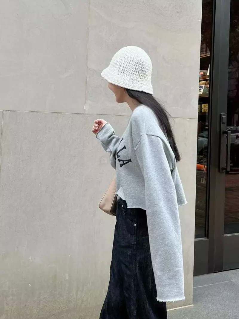 Binus - Korean Women Fashion - #momslook - Rugby Sweatshirt - 5