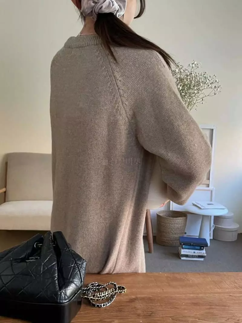 Binus - Korean Women Fashion - #momslook - Knit Long One-ppiece - 8