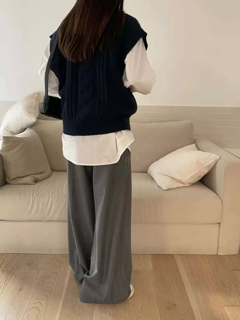 Binus - Korean Women Fashion - #womensfashion - Twist Vest - 4