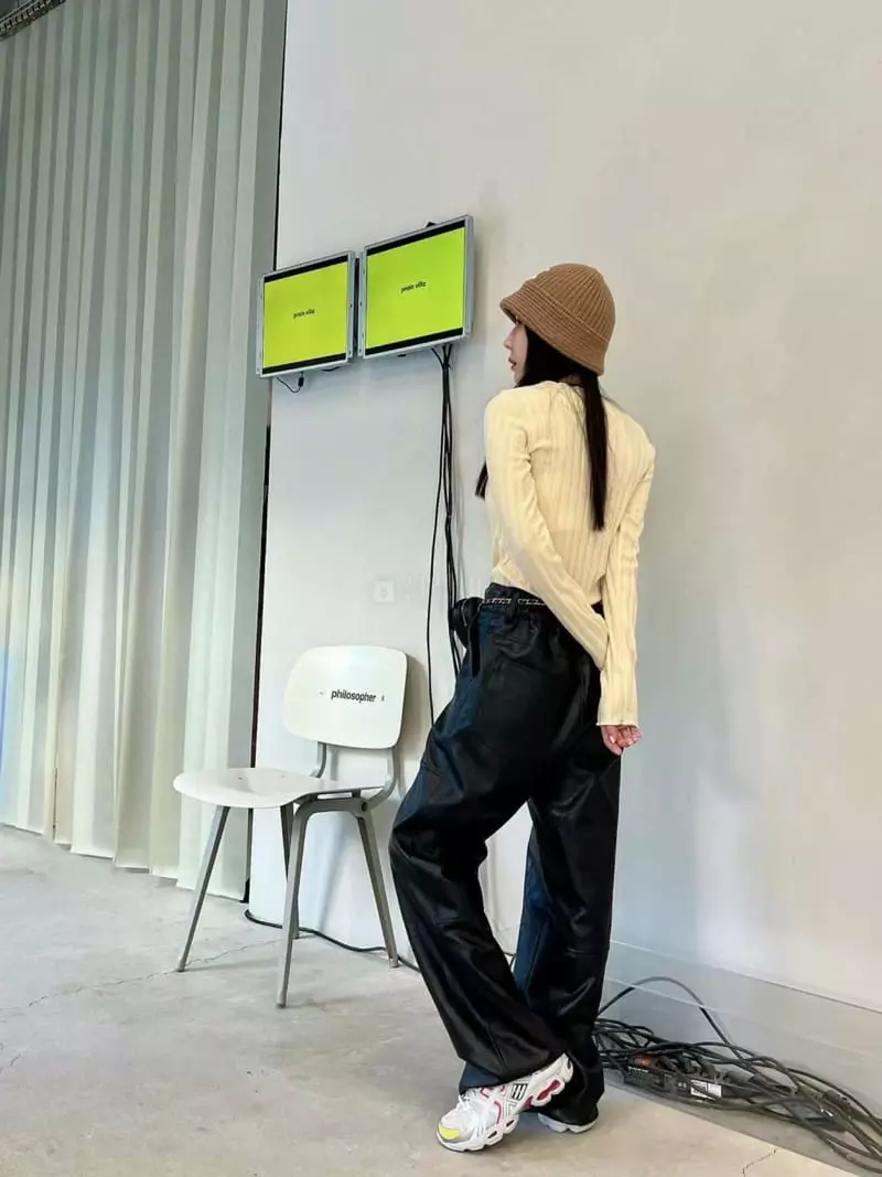 Binus - Korean Women Fashion - #momslook - Rib Tee - 5